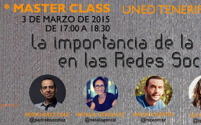 Master Class gratuita «La importancia de la imagen en las redes sociales» en la #uned